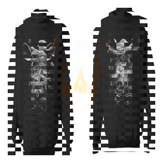 Rhino Polígono Arte Animal Ilustración Gráfico Rinoceronte Camisa de entrenamiento - Regaloses