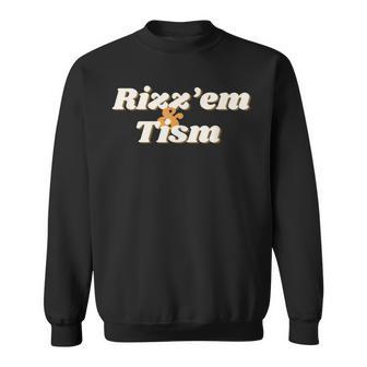 Rizz'em & Tism Autism Autistic Neurodiversity Rizz Sweatshirt - Geschenkecke