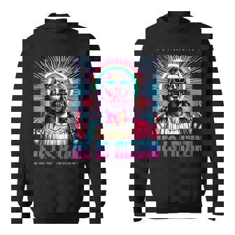 He Is Rizzin Jesus Sweatshirt - Thegiftio UK
