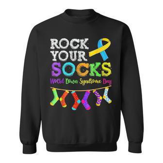 Rock Your Socks Down Syndrome Sweatshirt - Thegiftio UK
