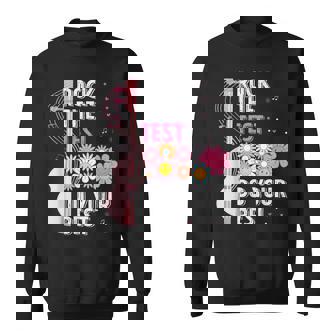 Rock The Test Do Your Best Testing Day Teachers Students Sweatshirt | Mazezy