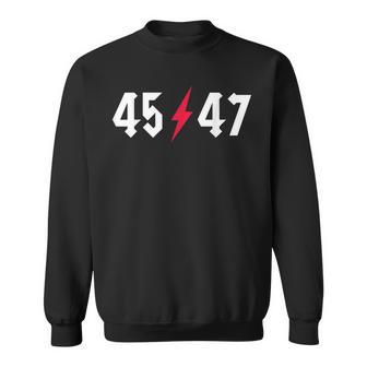 Rock On Trump 45 47 President Trump Rocks Sweatshirt - Thegiftio UK