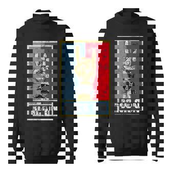 Rock'n'n Roll Rock On Mains Musiciens Rockerintage Sweater e - Cadeauxyz