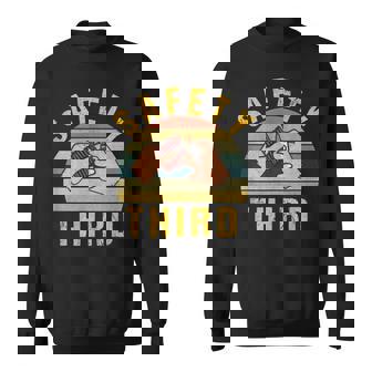 Safety Third Warning Fireworks Firecrackers 4th Of July Sweatshirt - Monsterry