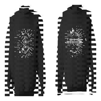 Sagittarius Horoscope Art Zodiac Sign & Astrology Tarot Sweatshirt - Monsterry