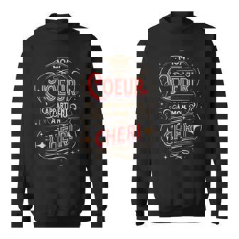 Saint Couple Amour Mon Coeur Mon Mari Mon Chérie Couple Sweater e - Cadeauxyz