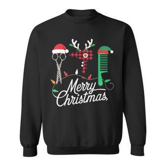 Salon Tools For Festive Christmas Hairdresser Merry Christmas Sweatshirt - Geschenkecke