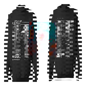 Samouraï Masque Onicyborg Japonais Edge Cyber Runners Punk Sweater e - Cadeauxyz
