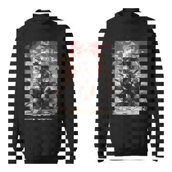 Samurai Sword Katana Ninja Japan Manga Anime Streetwear Sweatshirt - Seseable