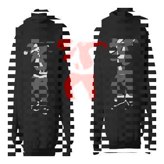 Santa Claus Dancing Dab Move Tank Top Sweatshirt - Monsterry