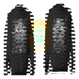Scarabéeert Sur Fond Coucher De Soleil Sweater e - Cadeauxyz