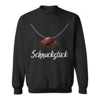 Schnuckstück With Chocolate Naschen Als Necklace Sweatshirt - Geschenkecke