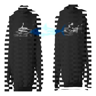 Scuba Diving Shark Ocean Explore Dive Diver Sweatshirt - Monsterry