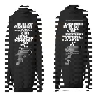 'Selbstverteidigungs Pilots' Motif Sweatshirt - Geschenkecke