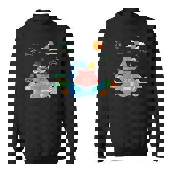 Seollal Korean New Year 2025 Decorations Year Of The Snake Sweatshirt - Thegiftio UK