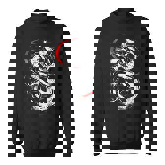Serpiente Arte Dibujo Animal Amor Abstracto Gráfi Camisa de entrenamiento - Regaloses