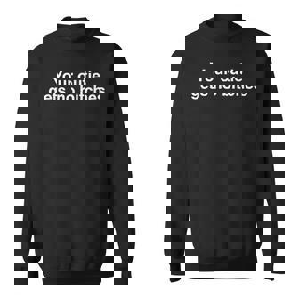 Severance Your Outie Gets No Bitches Meme Sweatshirt - Thegiftio UK