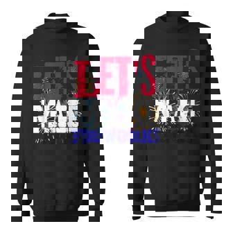Sexy 4th Of July Shirt USA America Lets Make Fireworks Love Sweatshirt - Monsterry