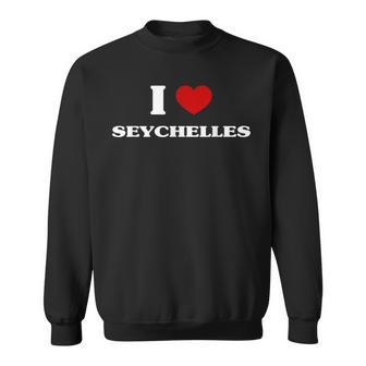 Seychellen I Heart Seychellen Souvenir I Love Seychellen Sweatshirt - Geschenkecke