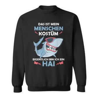 Shark Carnival Fish Costume Helau Fancy Dress Human Costume Sweatshirt - Geschenkecke