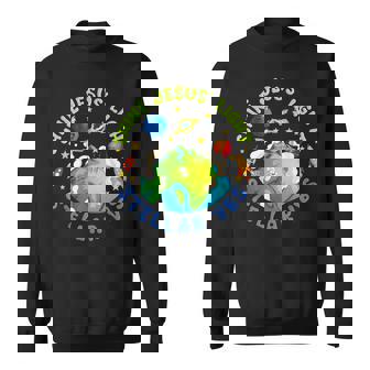 Shine Jesus Light Stellar VBS 2023 Astronaut Space Vacation Sweatshirt - Monsterry