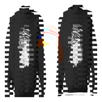 Shirt American Bald Eagle Mullet 4th Of July Sweatshirt - Monsterry