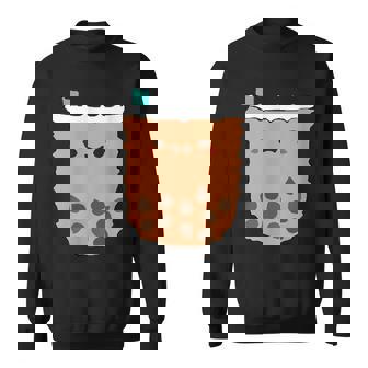 Shivering Milk-Tea Boba Sweatshirt - Monsterry