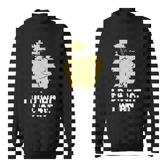 Silkie Chicken Owner I Do What I Want Pet Silkie Chicken Sweatshirt - Monsterry