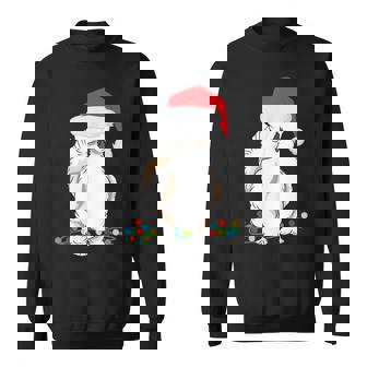 Silkie Silky Chicken Christmas Graphic Sweatshirt - Monsterry