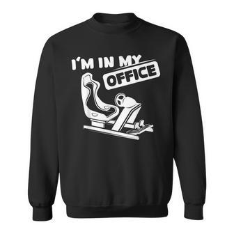 Sim Racing Büro Sprüche Gaming Racer Symbol Sweatshirt - Geschenkecke