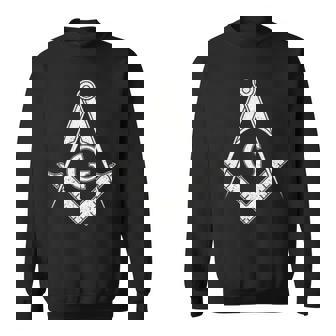 Símbolo De Masonería Cuadrado Y Brújula Masónico Blanco Camisa de entrenamiento - Regaloses