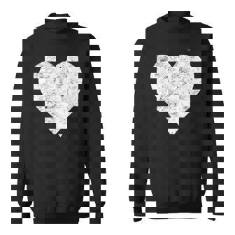 Simple Heart Minimalist Love Sign Graphic Sweater e - Cadeauxyz