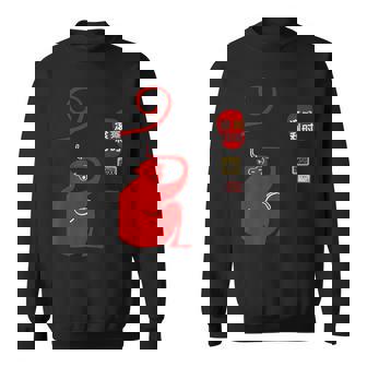 SIMPLE MONKEY LUCKY SEAL GREETING CHINESE ZODIAC ANIMAL Premium Sweatshirt - Monsterry