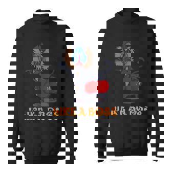 Singe De Danse Comme Un Boss Babouin Singe Avec Des Fesses Rouges Sweater e - Cadeauxyz