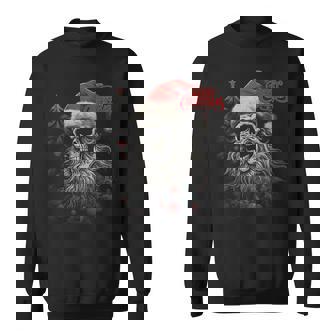 Skeleton Skull Merry Christmas Santa Matching Family Sweatshirt - Monsterry