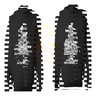 Skeleton Tree Halloween Costume Skull Sweatshirt - Monsterry