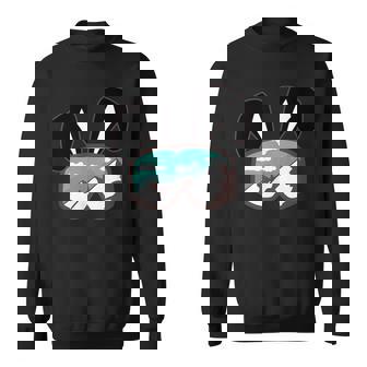 Ski Snowboard Goggles Bunny Ears Skiing Snow Sweatshirt - Monsterry
