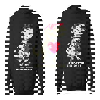 Skibidi Rizzler Trex Valentine Meme Men Boy Sweatshirt - Monsterry