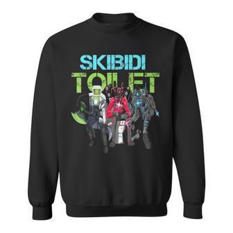 Skibidi Toilet Cameraman Tvman Speakerman Sweatshirt - Thegiftio UK