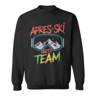 Skifahren Winter Sport Ski Party Lustiges Team Apres Ski Sweatshirt - Geschenkecke