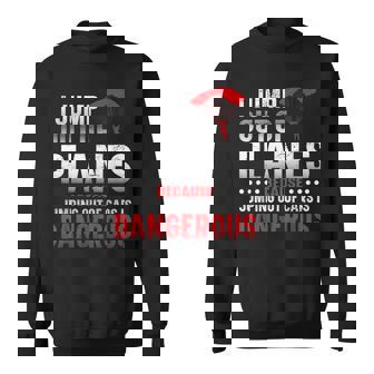 Skydiving Parachute Paraglide Sweatshirt - Monsterry