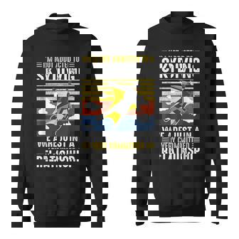Skydiving Skydive Parachutist Sky Diving Skydiver Sweatshirt - Monsterry