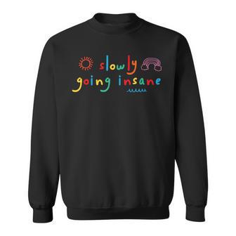 Slow Crazy Kidcore Clowncore Aesthetic Sweatshirt - Geschenkecke