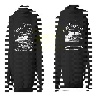 SlownLow 54 BelAir Low Rider Kustom Lead Sled Custom Hot Rod Sweatshirt - Monsterry