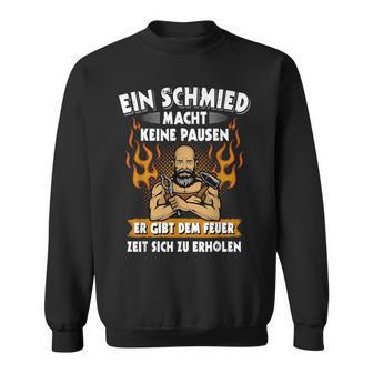 Smith Forged Apron Anvil Saying Man Fun Sweatshirt - Geschenkecke