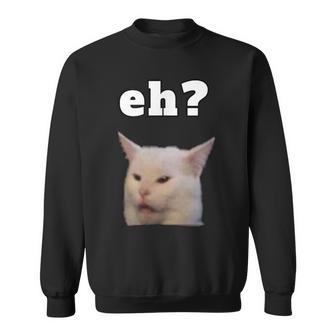 Smudge The Cat Dinner Cat Meme Sweatshirt - Geschenkecke