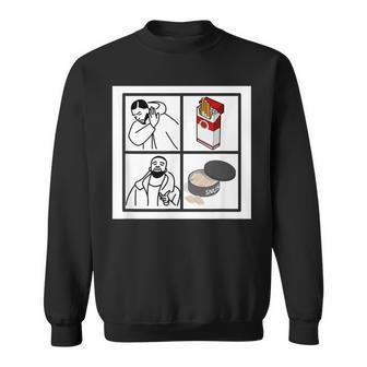 Snus Meme No Cigarettes But Snus I Love Snus Sweatshirt - Geschenkecke