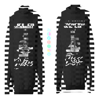 Social Media Detox Anti Smartphone Digital Detox Sweatshirt - Monsterry