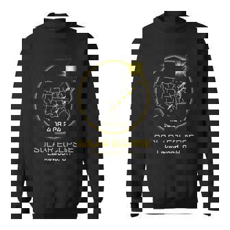 Solar Eclipse 2024 Lakewood OH Ohio Totality Eclipse Sweatshirt - Monsterry