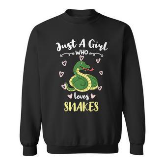 Sólo Una Chica Que Ama Las Serpientes Camisa de entrenamiento - Regaloses
